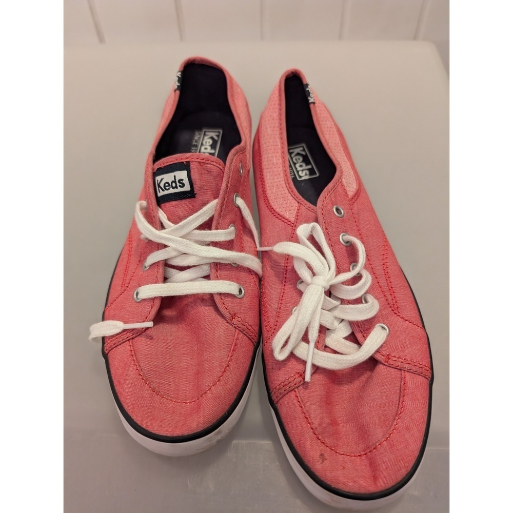 Keds | Grace WF63027 Comfort Sneakers | Chambray Red | Women's Sz 11